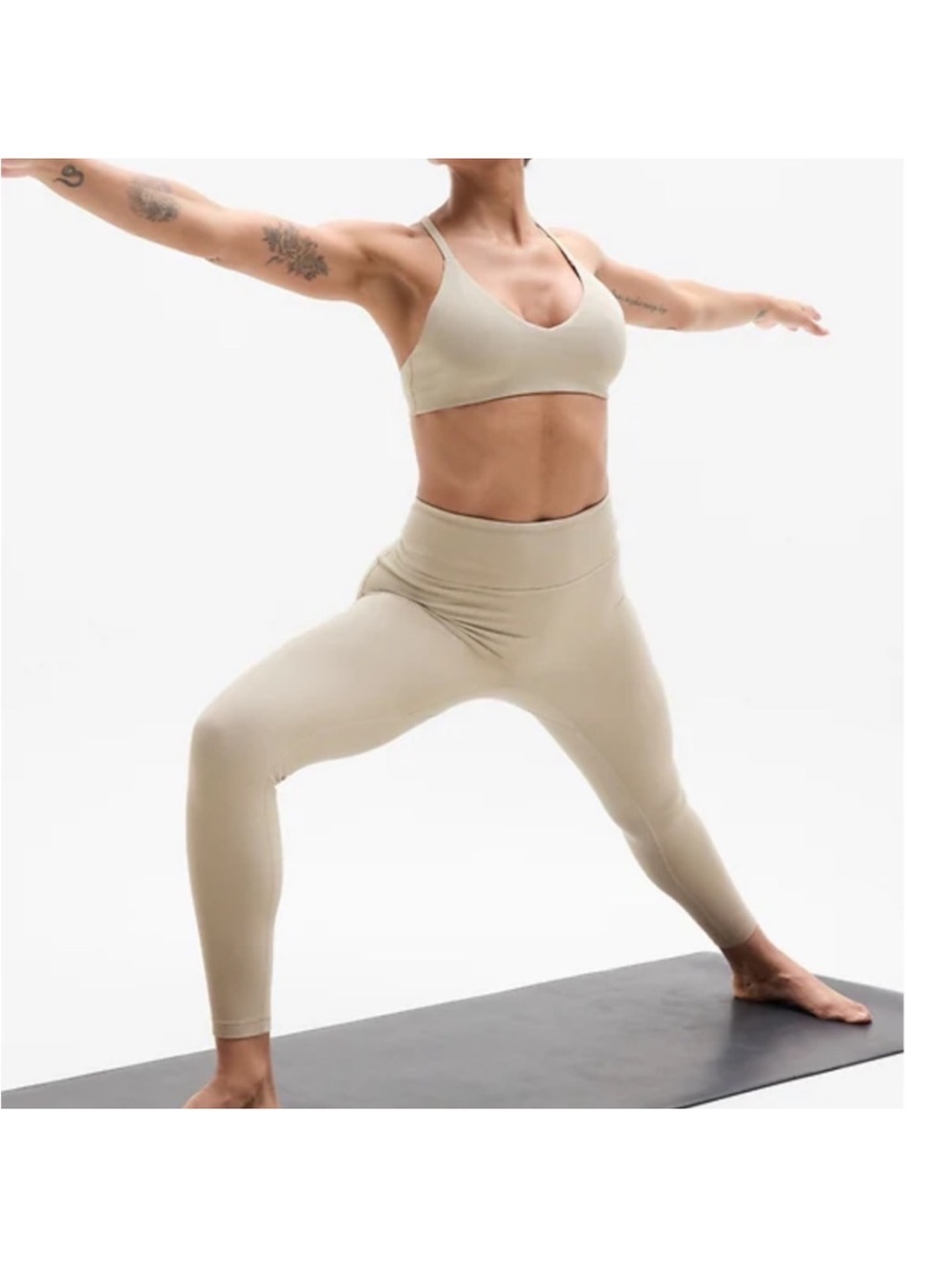 Athleta Intuition Tight Legging in Tan M